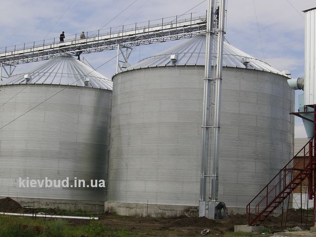 Зернохранилище, строительство зернохранилищ, элеваторы, металлическое, конструкция, монтаж, Украина, Киев