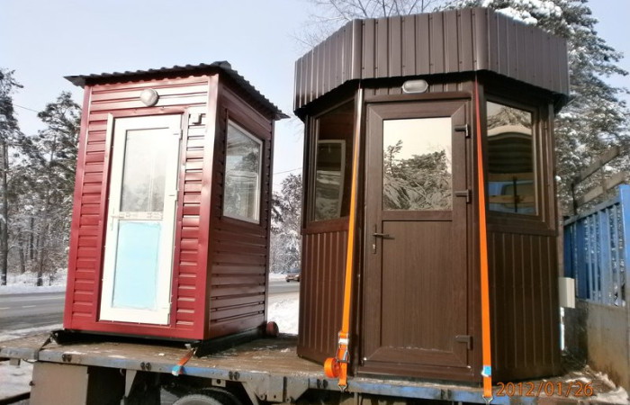 Блок посты охраны, контрольно-пропускные пункты, КПП, будка для охраны, купить в киеве